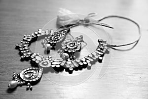 Kundan jewellery set photo