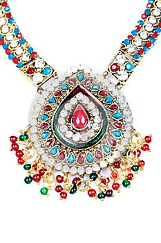 Kundan and polky jewellery photo