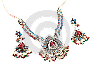 Kundan and polky jewellry photo