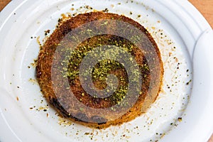 Kunefe dessert in Turkey