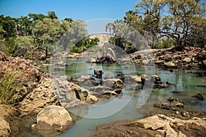 Kunene River, Namibia photo