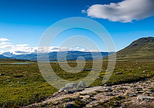 Kungsleden thru the fjell in Sweden