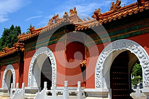 Kunming, China: Beijing Garden Gate at Horti-Expo Park