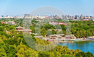 Kunming Lake seen from the Summer Palace - Beijing