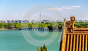 Kunming Lake seen from the Summer Palace - Beijing