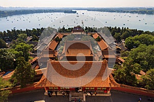 Kunming lake in the Summer Palace in Beijing