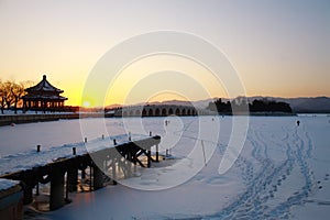 Kunming lake winter