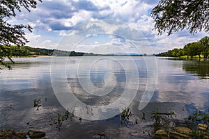 Kunov water reservoir near the small village of Kunov