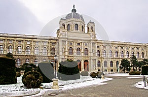 Kunsthistorisches Museum in the winter