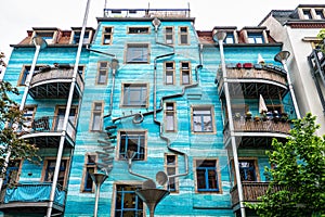 Kunsthof passage in Neustadt district of Dresden, Germany