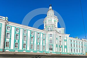 Kunstkamera edifice in St Petersburg city