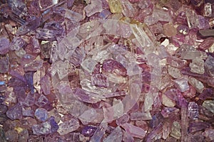 kunzite mineral collection as nice natural background photo