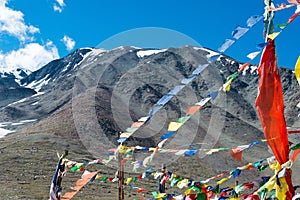 Kunzum Pass Kunzum La in Lahaul and Spiti, Himachal Pradesh, India.