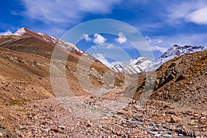 Kunzum pass in Lahaul Spiti region