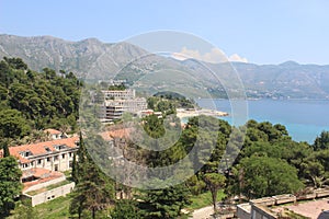 Kupari beach hotel ruins, Croatia, Yugoslavia