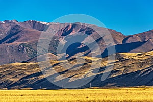 Kurai steppe in the Altai Mountains