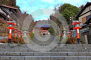 Kurama-dera Temple, a Historic Buddhist temple at Kuramahonmachi, Sakyo