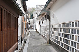 Kurashiki Bikan historical quarter. a famous tourist spot in Kurashiki, Okayama, Japan