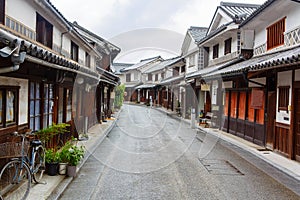 Kurashiki city, old japanese town in Okayama