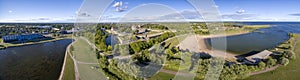 Kuressaare Panorama with Kuressaare Castle and Spas and Beach