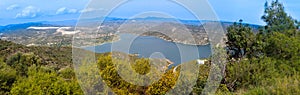 Kurium dam panorama, Cyprus