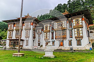 Kurjey Lhakhang: The Temple of Imprints in Bumthang valley, Bhutan.