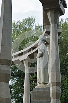 Kurmanjan Datka monument, Bishkek, Kyrgyzstan