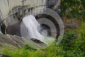 Kurobe Dam in Toyama, Japan