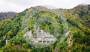 Kurobe Dam in Toyama, Japan