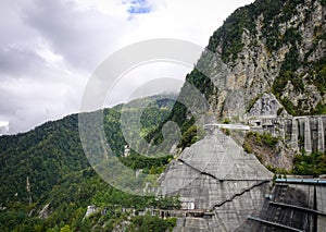 Kurobe Dam in Toyama, Japan