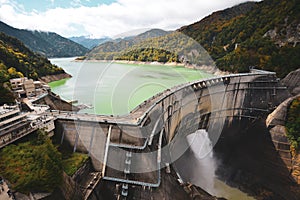 Kurobe Dam in Toyama, Japan