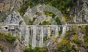 Kurobe Dam in Toyama Prefecture, Japan