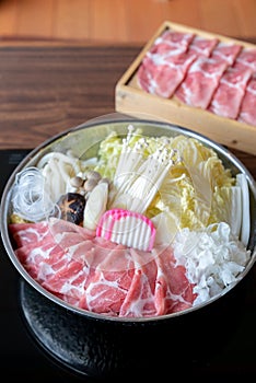 Kurobuta Pork Sukiyaki set