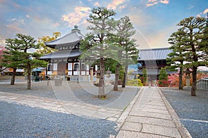 Kurodani temple in Kyoto, Japan