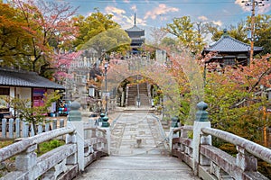 Kurodani temple in Kyoto, Japan