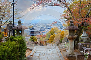 Kurodani temple in Kyoto, Japan