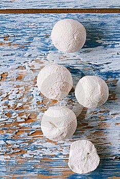 Kurt kurut - asian dried yogurt balls photo