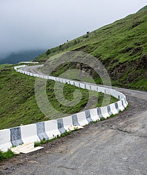 The Kurtatin Gorge in North Ossetia-Alania