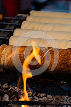 Kurtos Kolacs (KÃ¼rtÅ‘skalÃ¡cs). Traditional Hungarian cake, baked with sugar, honey and nuts