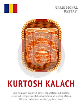 Kurtosh Kalach. National romanian dish.