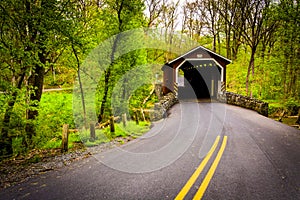 Kurtz's Mill Covered Bridge in Lancaster County Central Park, Pe