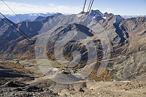 Kurzras Maso Corto - the ski resort Val Senales Glacier Schnalstaler Gletscher