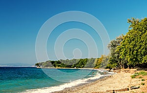 Kusadasi turkey beachfront and sea views. The nearest national park photo