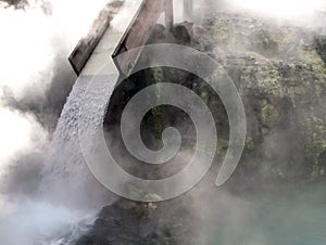 Kusatsu hot-spring, Japan