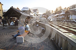 Kusatsu Onsen is one of Japan`s most famous hot spring resorts and is blessed with large volumes of high quality hot spring water