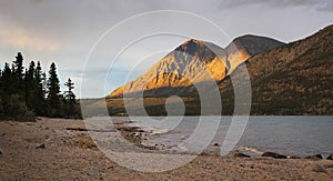 Kusawa lake, Yukon