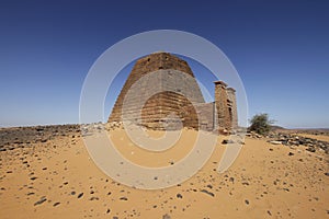 Kushite pyramid of Meroe