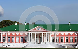 Kuskovo estate. Facade of the ducal palace