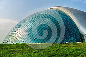 KUTAISI, GEORGIA: Modern Georgian Parliament building in Kutaisi.