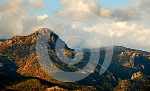 Kutelka peak in Bulgarian Balkan mountains
